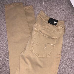 Khaki jeans